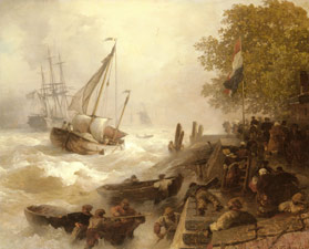 Return to Harbour in Rough Seas