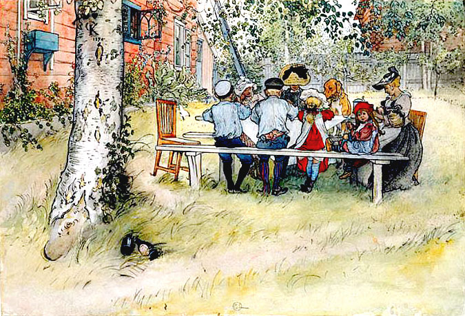 Work done by Carl Larsson