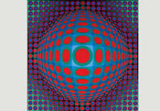 work by Victor Vasarely