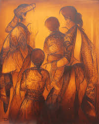 Oil on Canvas by Pramod Gaikwad