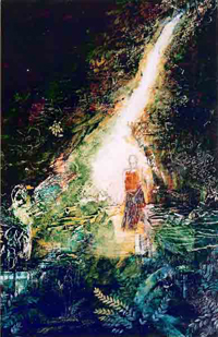 Oil on Paper by Shekar