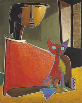 Girl With a Cat