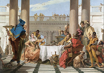 Banquet of Cleopatra by Giovanni Battista Tiepolo