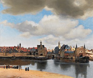 View of Delft by Johannes Vermeer