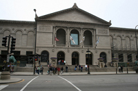 View of Art Institute of Chicago (AIC) 