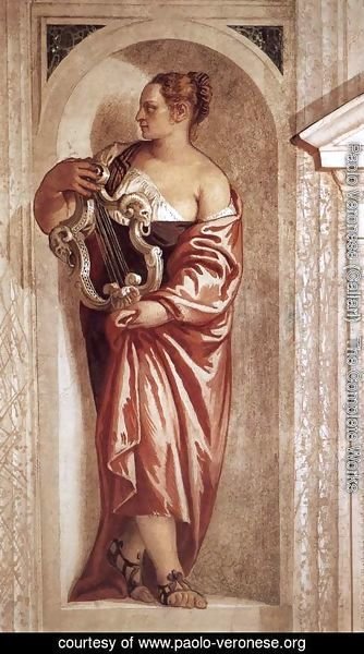 Muse with Lyre by Paolo Veronese