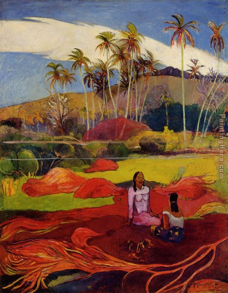Tahitian women by Paul Gauguin